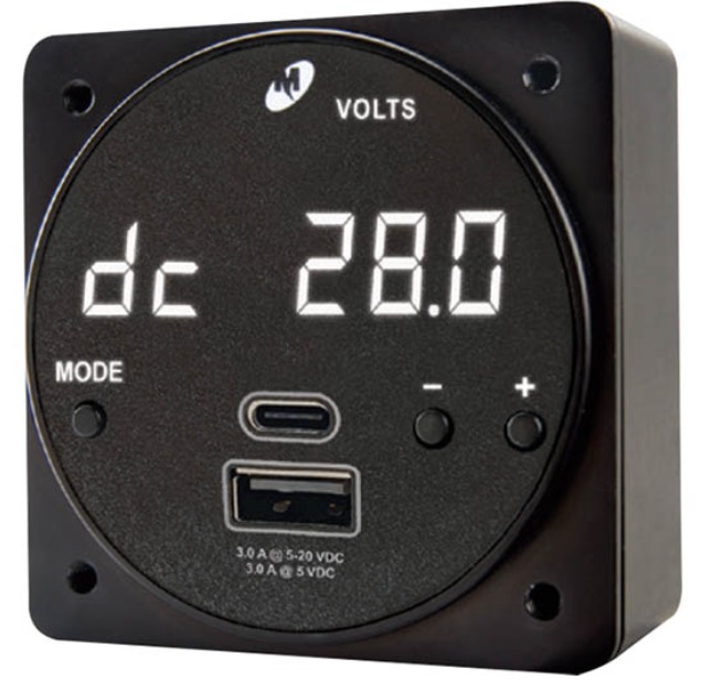 Mid-Continent CHRONOS CH93MAX Digital Clock / MAX Power USB Charger