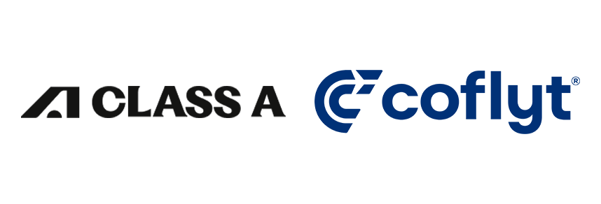 Official Class A and Coflyt provider logos displayed on Garmin’s Aircraft Flight Logs page.